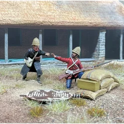 Chaplain Smith Distributing Ammunition 1/30 Figure Set - 187 William Britain (20221) 1:30 Scale Metal by William Britain