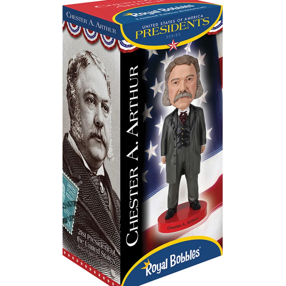 Chester A. Arthur Bobblehead Royal Bobbles (RB1397) Resin by Royal Bobbles
