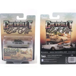 1957 Chevrolet Bel Air - Lowrider - Gray 1:64 Scale Diecast Model Car by IXO Models