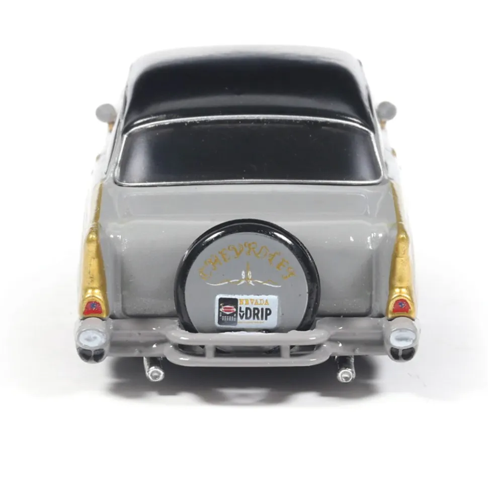 1957 Chevrolet Bel Air - Lowrider - Gray 1:64 Scale Diecast Model Car by IXO Models