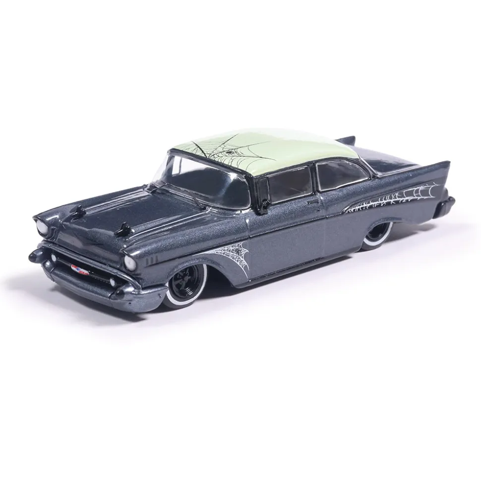 1957 Chevrolet Bel Air - Lowrider - Halloween 1:64 Scale Diecast Model Car by IXO Models