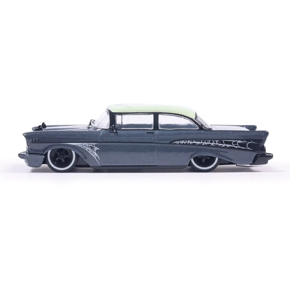 1957 Chevrolet Bel Air - Lowrider - Halloween 1:64 Scale Diecast Model Car by IXO Models