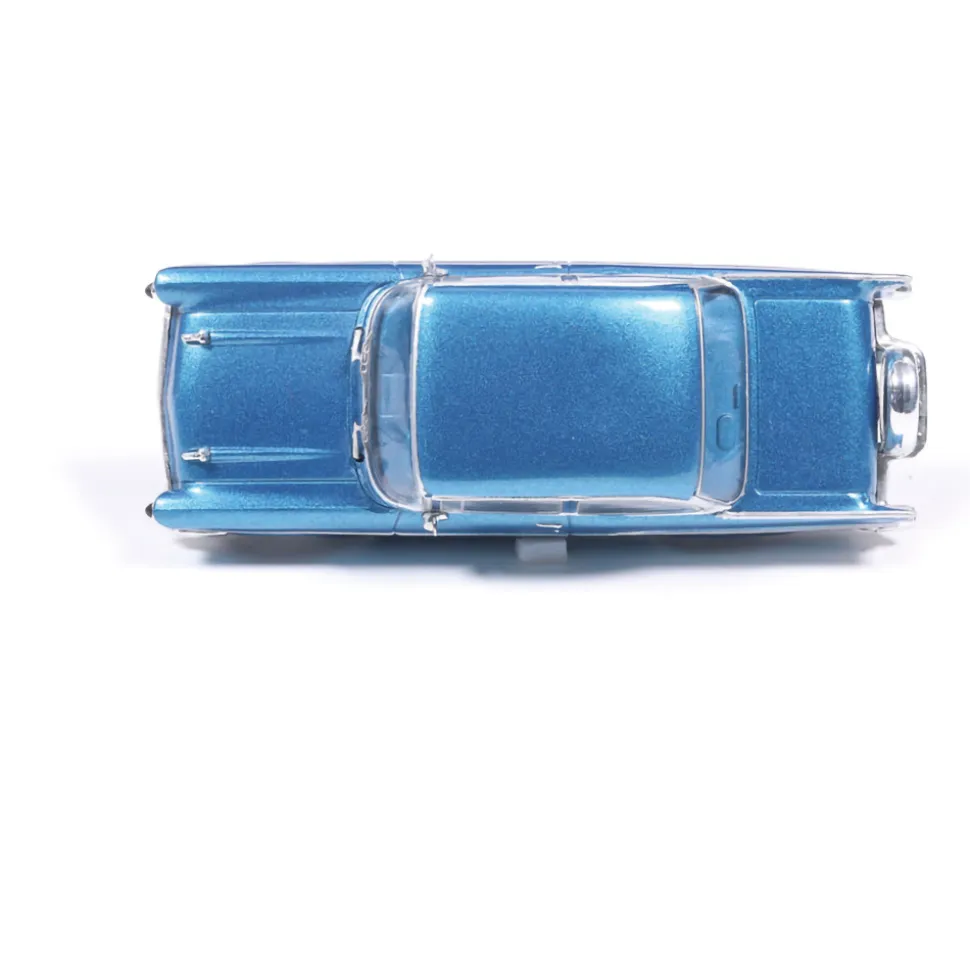 1957 Chevrolet Bel Air Sedan with Continental Kit - Harbor Blue 1:64 Scale Diecast Model Car by IXO Models