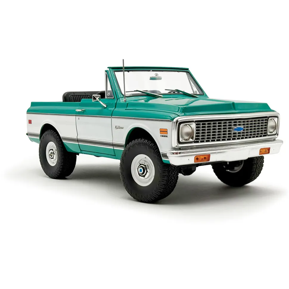 1972 Chevrolet Blazer K/5 CST Route 66 100 Years - Medium Green 1:18 Scale Diecast Model Truck by Acme