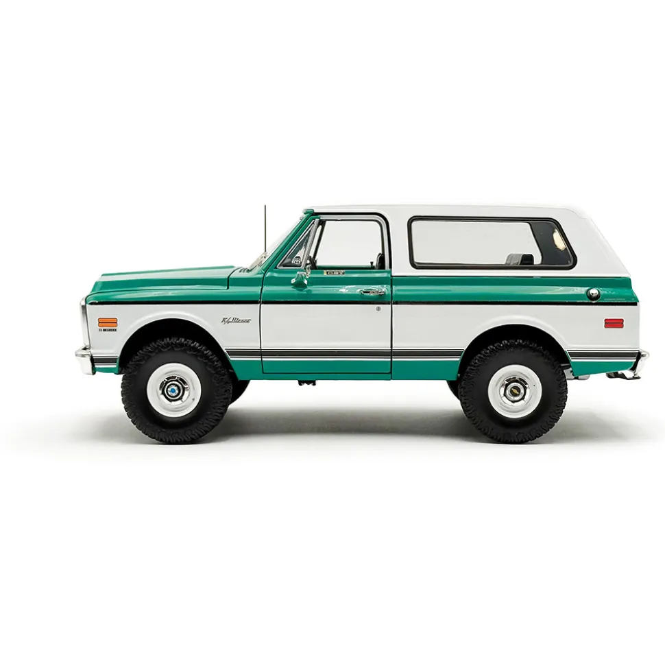 1972 Chevrolet Blazer K/5 CST Route 66 100 Years - Medium Green 1:18 Scale Diecast Model Truck by Acme