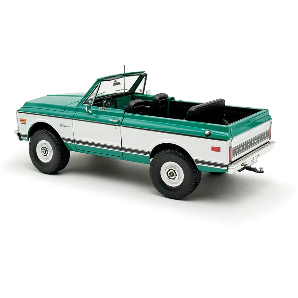 1972 Chevrolet Blazer K/5 CST Route 66 100 Years - Medium Green 1:18 Scale Diecast Model Truck by Acme