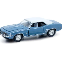 1969 Chevrolet Camaro SS/RS 350 - Blue 1:64 Scale Diecast Model Car by M2 Machines