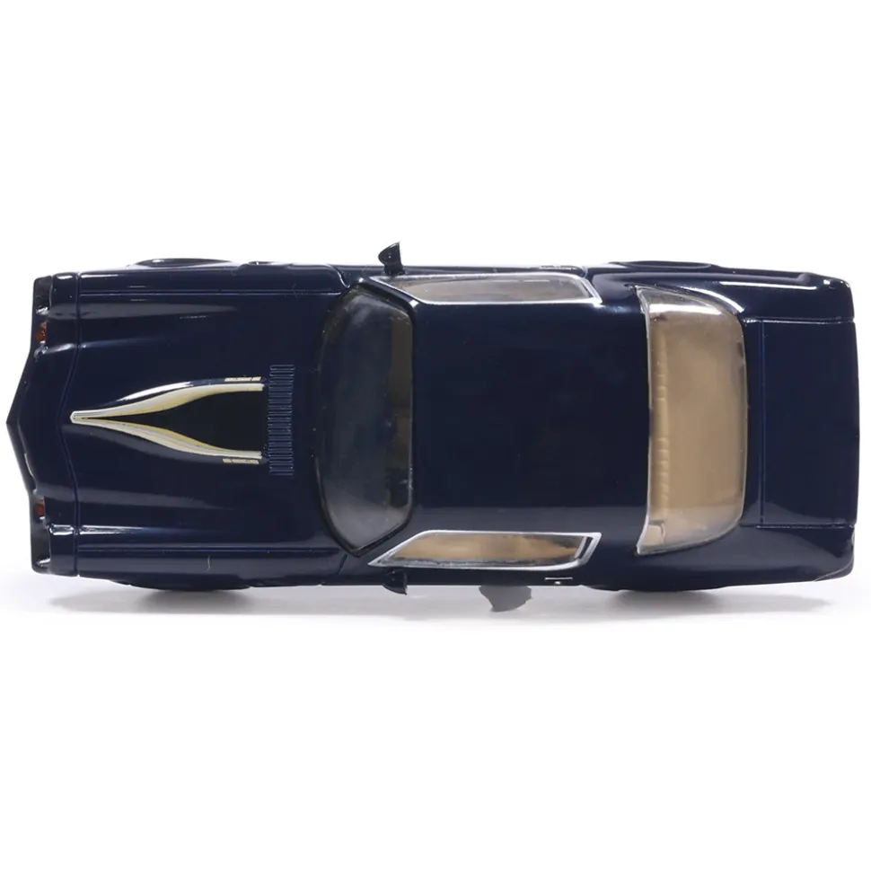 1981 Chevrolet Camaro Z28 - Dark Blue Metallic With Gold Stripes 1:64 Scale Diecast Model Car by IXO Models