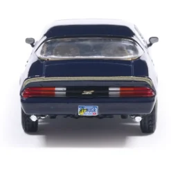 1981 Chevrolet Camaro Z28 - Dark Blue Metallic With Gold Stripes 1:64 Scale Diecast Model Car by IXO Models