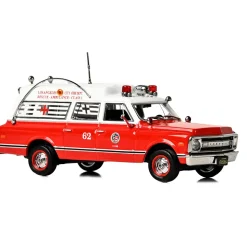 Chevrolet C-10 Ambulance: Los Angeles 1:50 Scale Diecast Model Car by Iconic Replicas