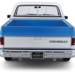 1974 Chevrolet C10 Cheyenne Super - Blue/White 1:18 Scale Diecast Model Truck by Maisto