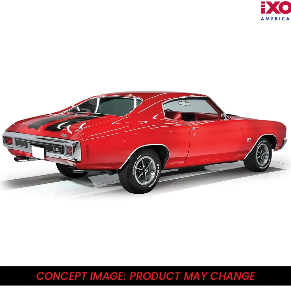 1970 Chevrolet Chevelle SS 454 - Cranberry Red 1:43 Scale Diecast Model Car by IXO Models