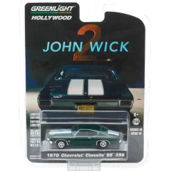 1970 Chevrolet Chevelle SS 396 - John Wick 1:64 Scale Diecast Model Car by Greenlight