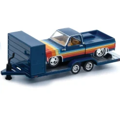 1975 Chevrolet Cheyenne Super 30 & 1978 Chevrolet C10 Silverado 1:64 Scale Diecast Model Truck by M2 Machines