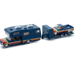 1975 Chevrolet Cheyenne Super 30 & 1978 Chevrolet C10 Silverado 1:64 Scale Diecast Model Truck by M2 Machines