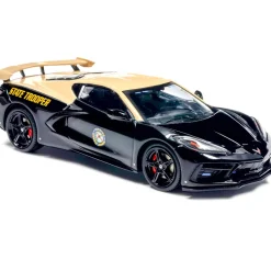 2023 Chevrolet Corvette C8 Interceptor: Florida Highway Patrol (FHP) 1:43 Scale Diecast Model Car by Iconic Replicas