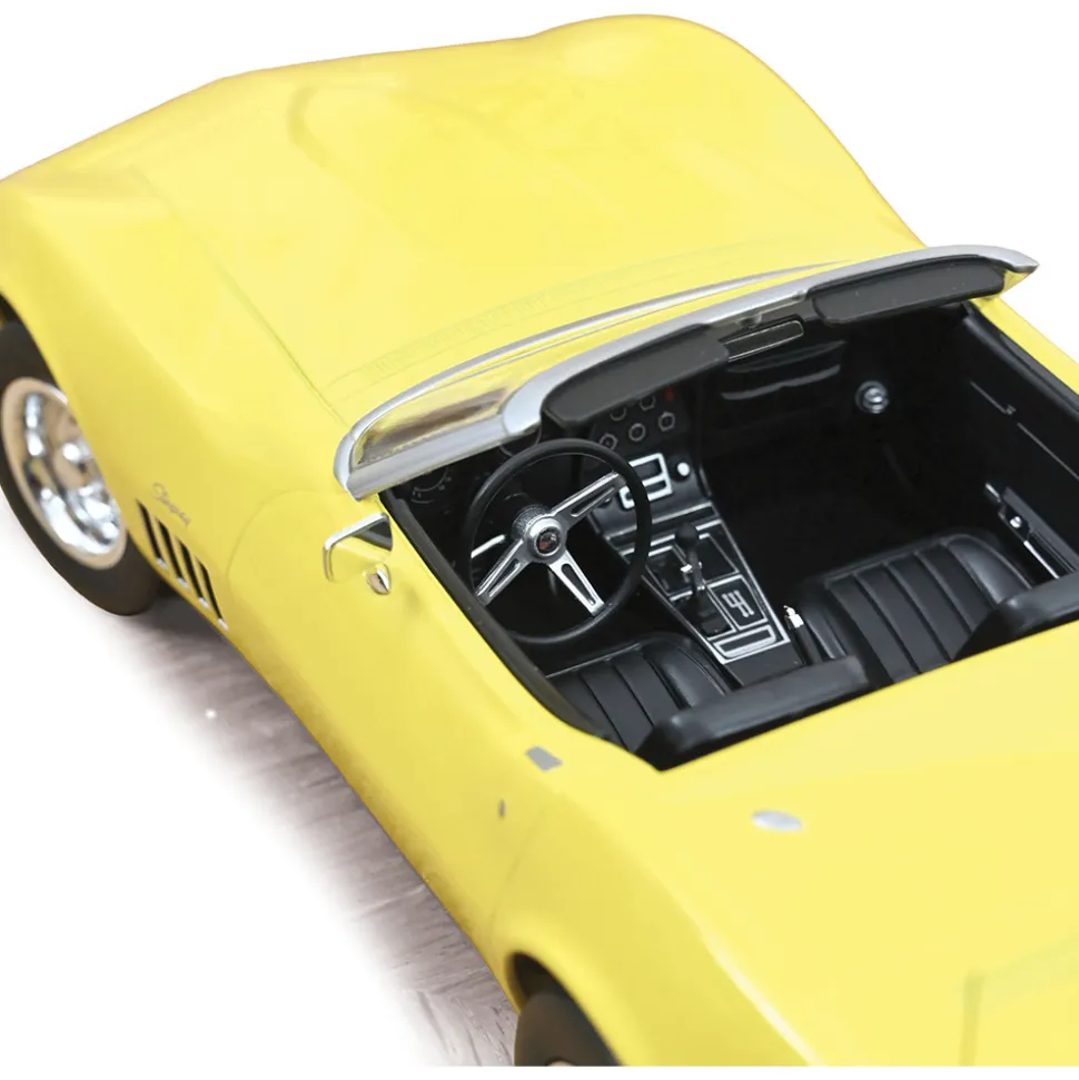 1969 Chevrolet Corvette Convertible - Daytona Yellow 1:18 Scale Diecast Model Car by Norev