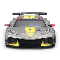 2020 Chevrolet Corvette C8R - Gray 1:43 Scale Diecast Model Car by Bburago