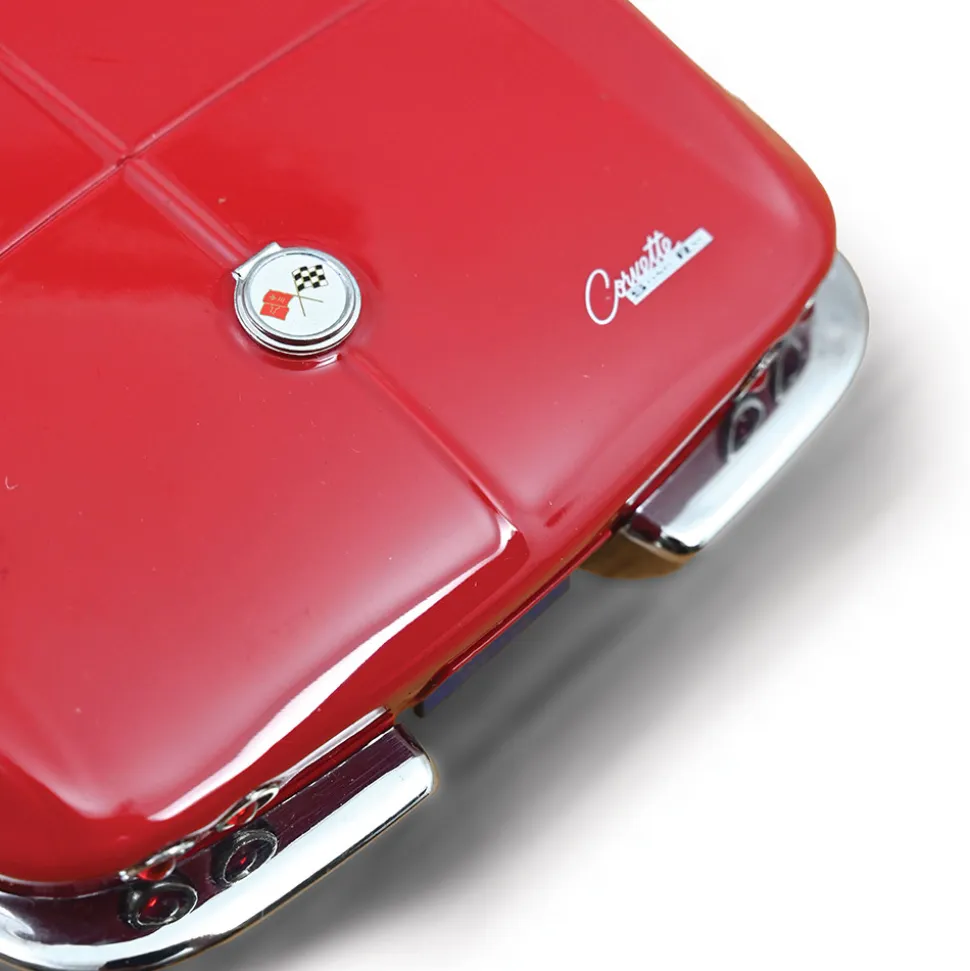 1963 Chevrolet Corvette Sting Ray Cabriolet - Red 1:18 Scale Diecast Model Car by Norev