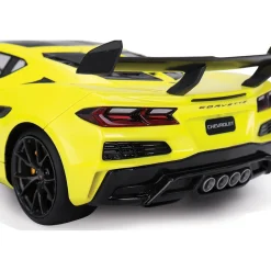 Chevrolet Corvette ZR1 Accelerate Yellow 1:18 Scale Cast Resin Model Car by Top Speed