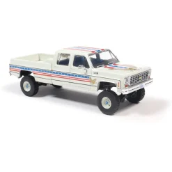 1976 Chevrolet Custom Deluxe K30 Fleetside - July 4th 250th Anniversary Exclusive 1:64 Scale Diecast Model Truck by IXO Models