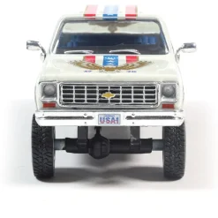 1976 Chevrolet Custom Deluxe K30 Fleetside - July 4th 250th Anniversary Exclusive 1:64 Scale Diecast Model Truck by IXO Models
