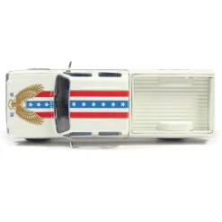 1976 Chevrolet Custom Deluxe K30 Fleetside - July 4th 250th Anniversary Exclusive 1:64 Scale Diecast Model Truck by IXO Models