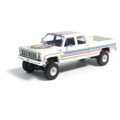 1976 Chevrolet Custom Deluxe K30 Fleetside - July 4th 250th Anniversary Exclusive 1:64 Scale Diecast Model Truck by IXO Models