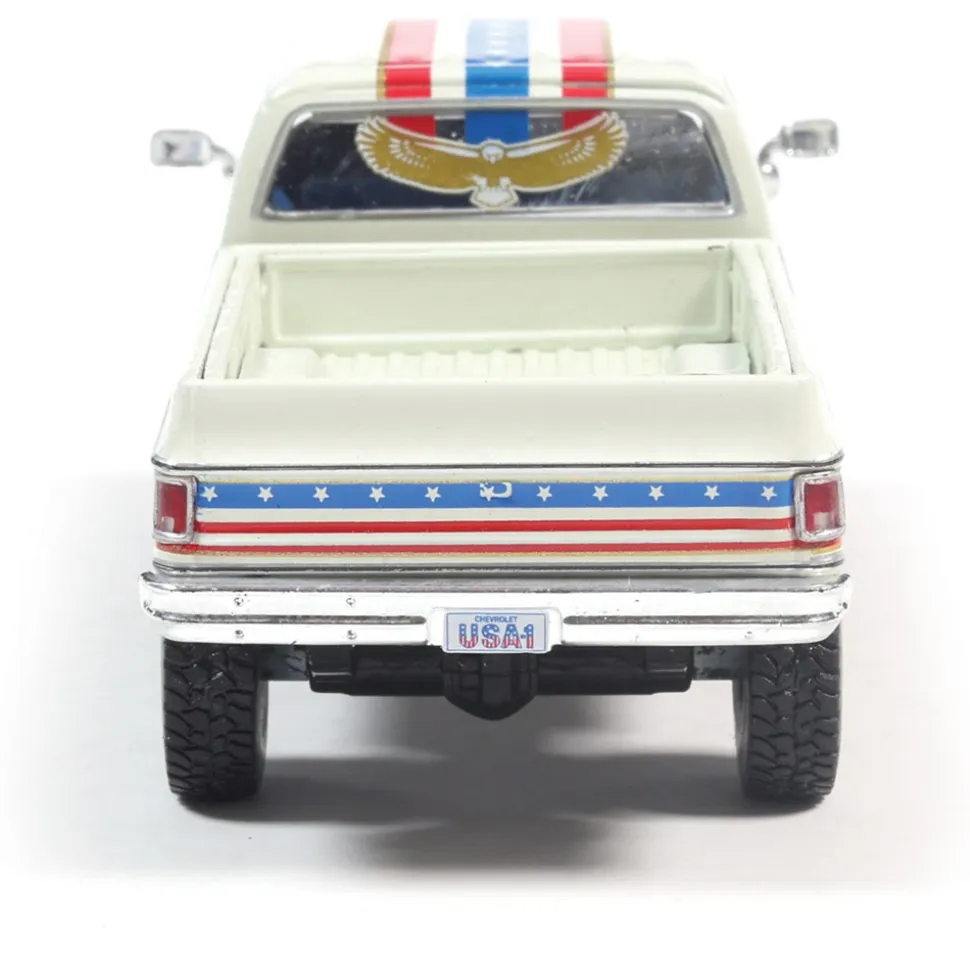 1976 Chevrolet Custom Deluxe K30 Fleetside - July 4th 250th Anniversary Exclusive 1:64 Scale Diecast Model Truck by IXO Models