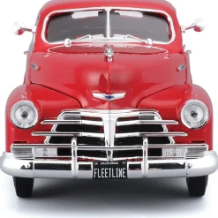 1948 Chevrolet Fleetline Aerosedan - Red 1:24 Scale Diecast Model Car by Maisto