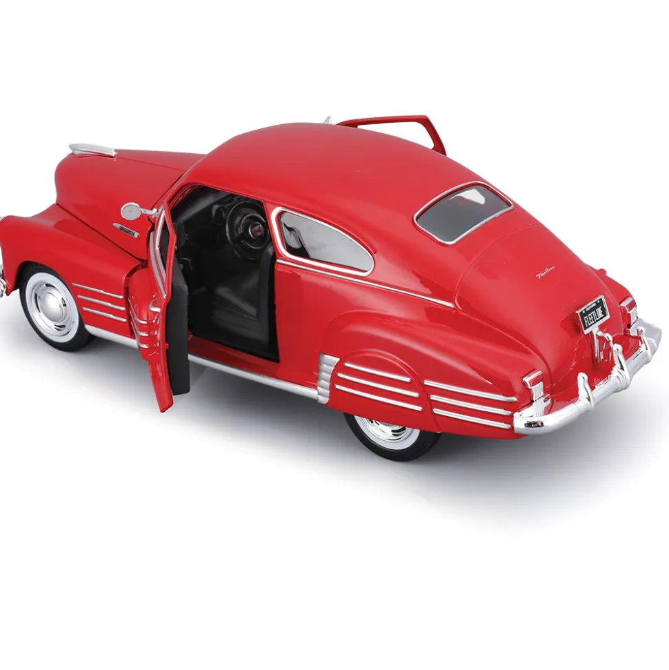 1948 Chevrolet Fleetline Aerosedan - Red 1:24 Scale Diecast Model Car by Maisto