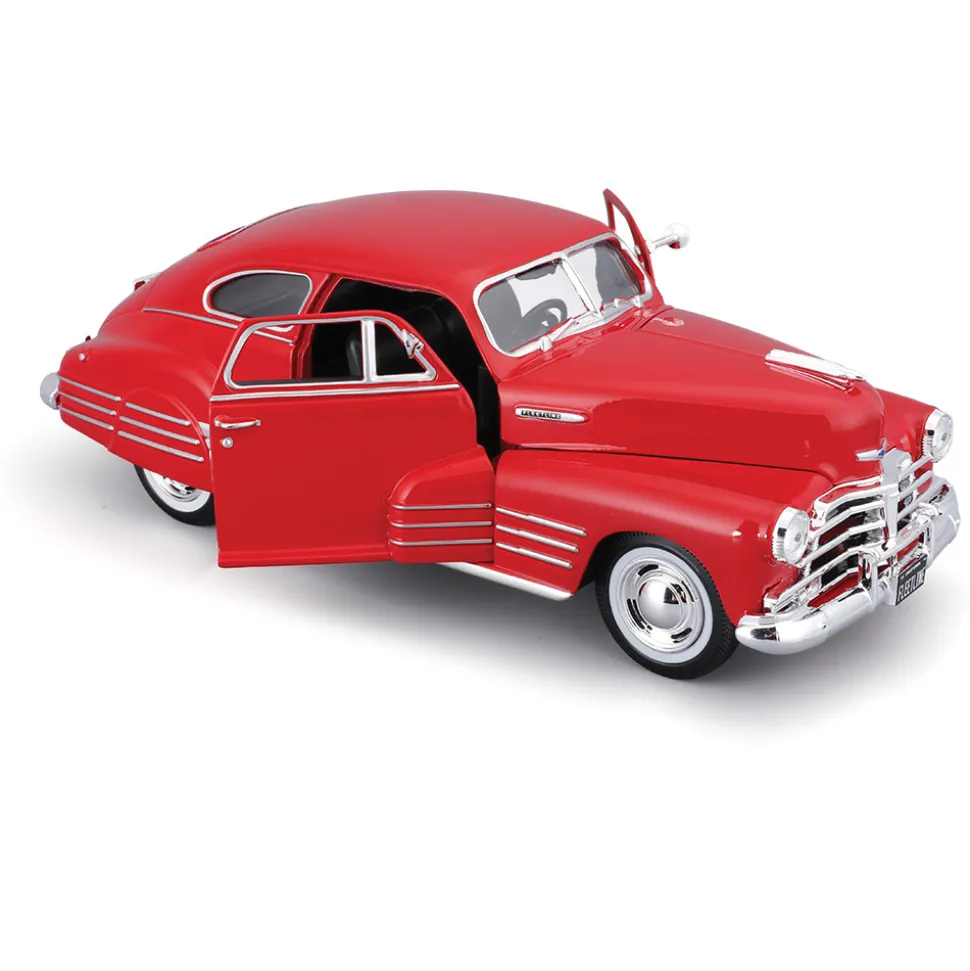 1948 Chevrolet Fleetline Aerosedan - Red 1:24 Scale Diecast Model Car by Maisto