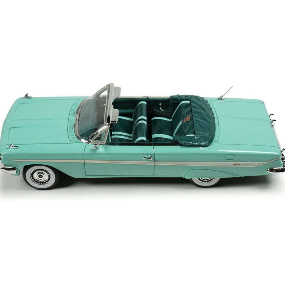 1961 Chevrolet Impala Convertible - Green 1:43 Scale Cast Resin Model Car by Goldvarg Collection