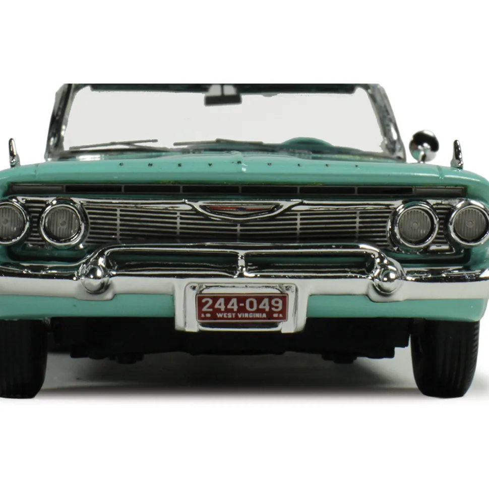 1961 Chevrolet Impala Convertible - Green 1:43 Scale Cast Resin Model Car by Goldvarg Collection