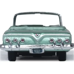 1961 Chevrolet Impala Convertible - Arbor Green 1:87 Scale by Oxford Diecast
