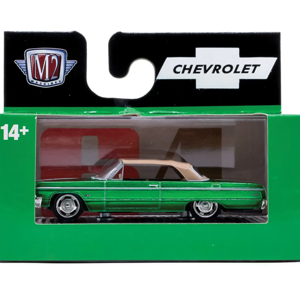 1964 Chevrolet Impala - Green 1:64 Scale by M2 Machines