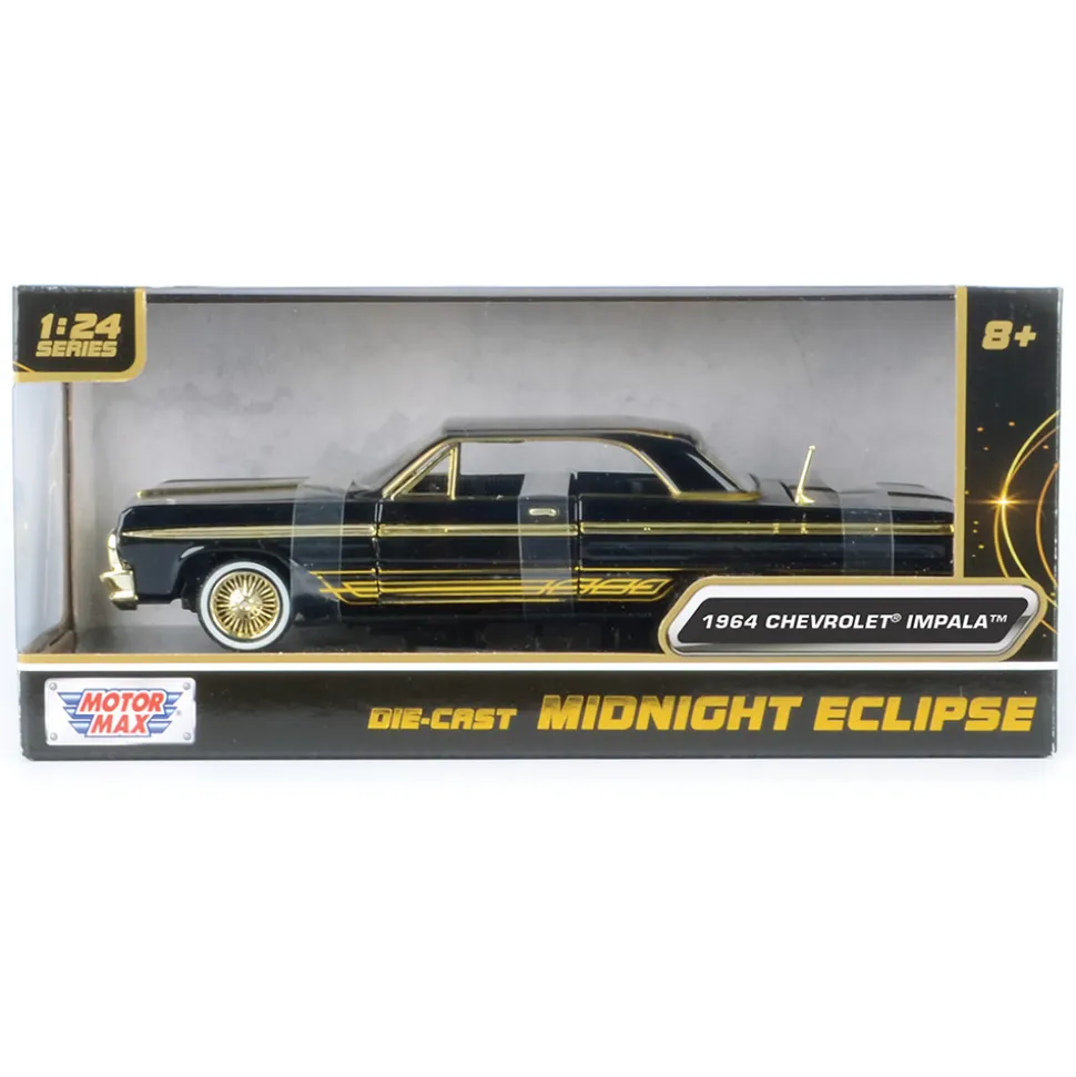 Chevrolet Impala - Midnight Eclipse 1:24 Scale Diecast Model Car by Motormax
