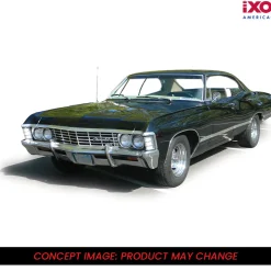 1967 Chevrolet Impala Sport Sedan - Black 1:43 Scale Diecast Model Car by IXO Models