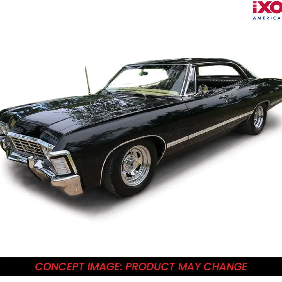 1967 Chevrolet Impala Sport Sedan - Black 1:43 Scale Diecast Model Car by IXO Models