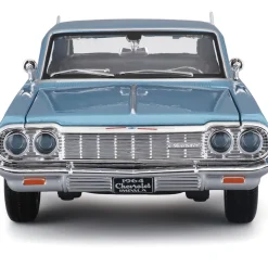 1964 Chevrolet Impala SS - Blue 1:24 Scale Diecast Model Car by Maisto