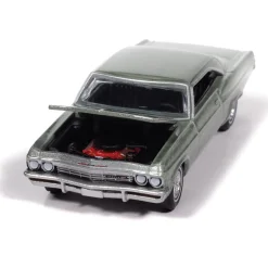1965 Chevrolet Impala - Willow Green 1:64 Scale Diecast Model Car by Auto World