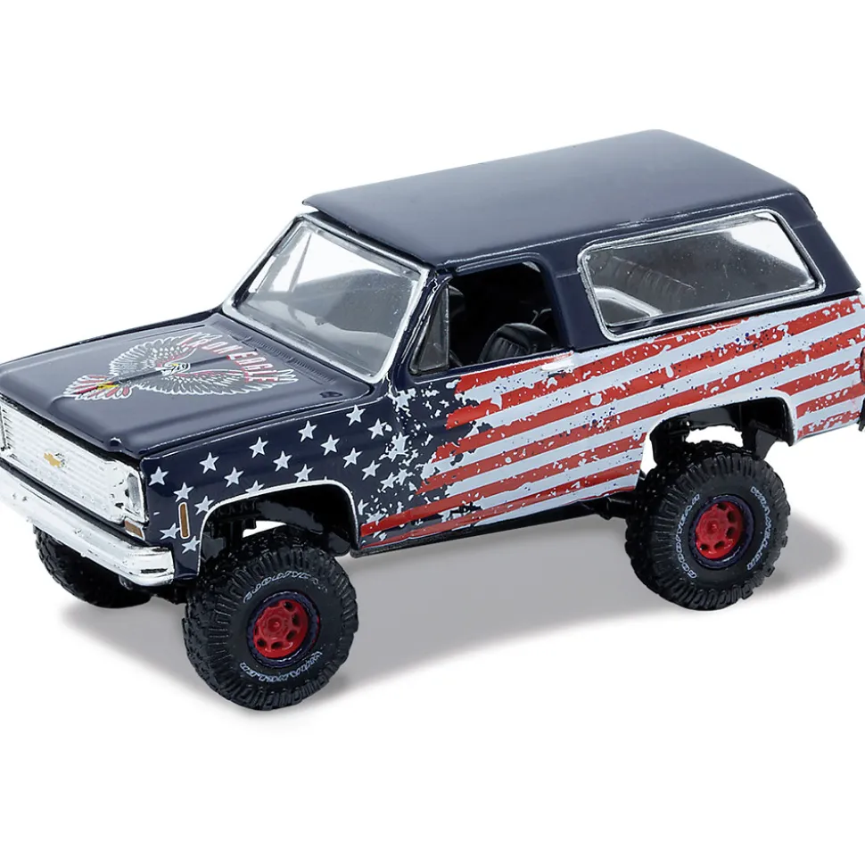 1974 Chevrolet K5 Blazer - Iron Eagle 1:64 Scale Diecast Model Truck by M2 Machines