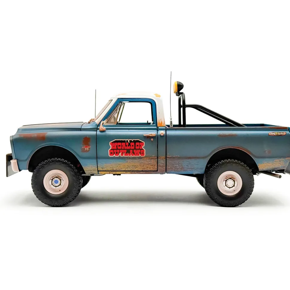 1967 Chevrolet K10 - World of Outlaws Push Truck 1:18 Scale Diecast Model Truck by Acme