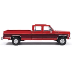 1979 Chevrolet Scottsdale K20 - Carmine Red & Dark Carmine R 1:64 Scale Diecast Model Truck by IXO Models
