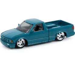 1995 Chevrolet S10 Custom - Teal 1:64 Scale Diecast Model Truck by M2 Machines