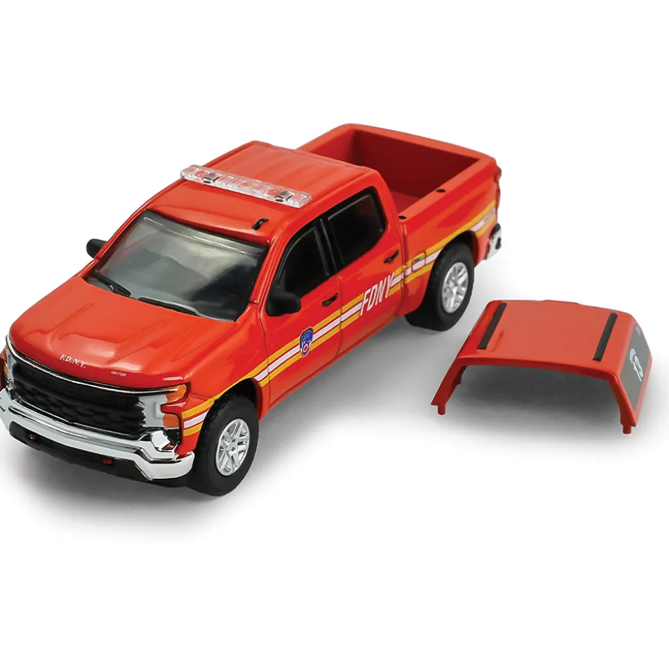 2023 Chevrolet Silverado - FDNY 1:64 Scale Diecast Model Truck by Greenlight