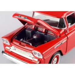 1958 Chevy Apache Fleetline Pickup 1:24 Scale Diecast Model Truck by Motormax