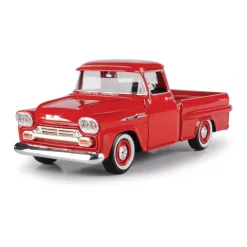 1958 Chevy Apache Fleetline Pickup 1:24 Scale Diecast Model Truck by Motormax