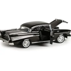 1957 Chevy Bel Air - black 1:18 Scale Diecast Model by Motormax