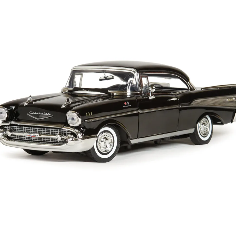 1957 Chevy Bel Air - black 1:18 Scale Diecast Model by Motormax